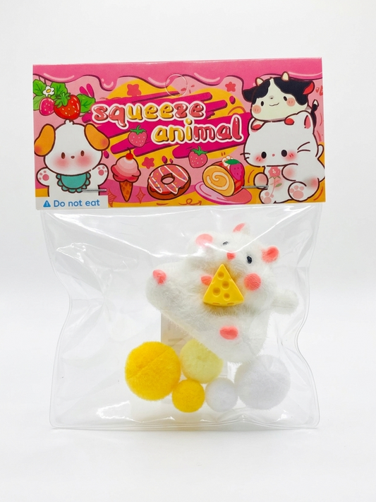 Cute Mouse with Cheese Taba Squishy