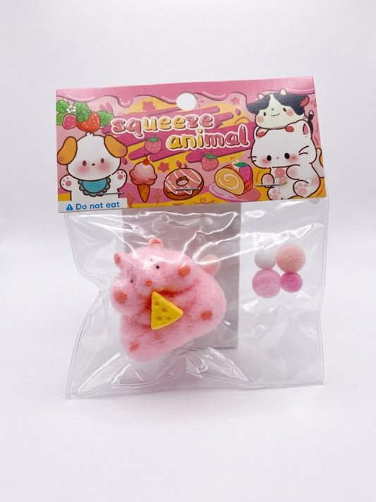 Cute Mouse with Cheese Taba Squishy